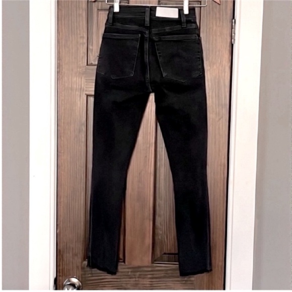RE/DONE Originals  High Rise Ankle Crop Jeans - Picture 3 of 9